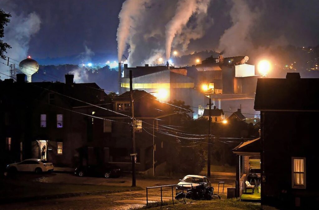 U.S. Steel's Edgar Thompson Works in Braddock, Pennsylvania