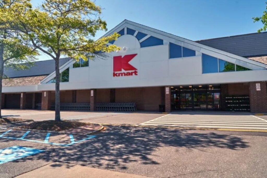 Facade of a Kmart store