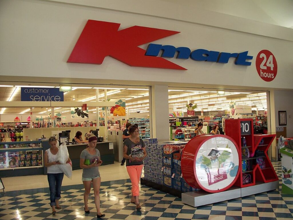 A 24-hour Kmart store within New Town Plaza