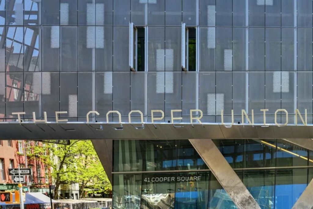 Facade of the Cooper Union Building