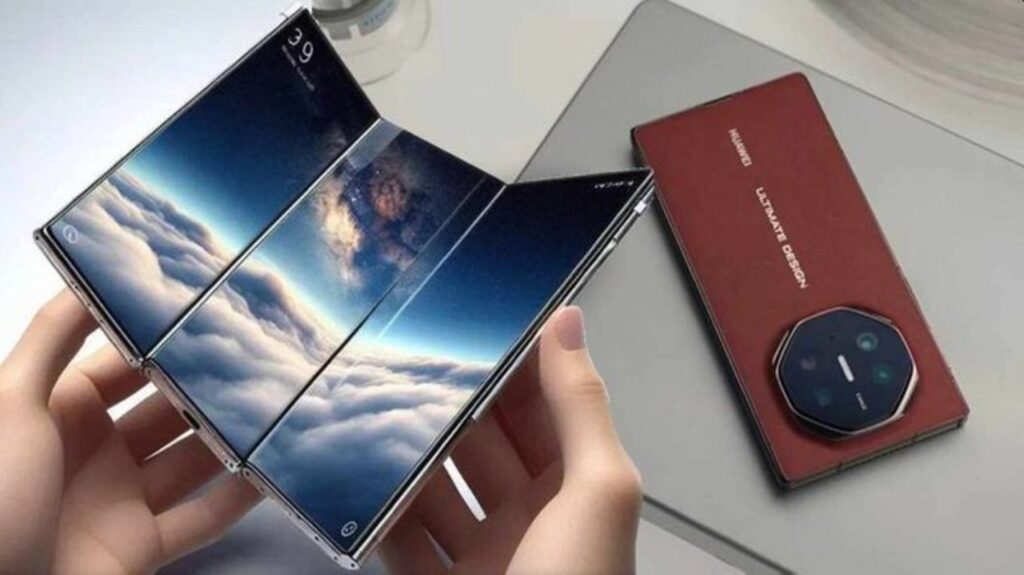 Promotional pictures of the latest Huawei smartphone