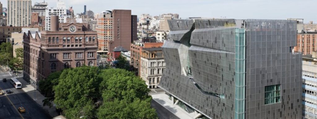 Cooper Union’s Foundational Building, left, and 41 Cooper Square facility, right, in New York’s Greenwich Village