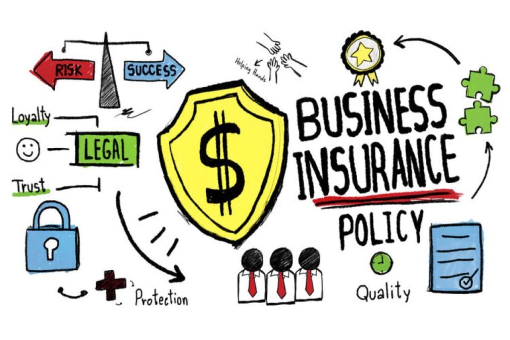 Explainer infographic about business insurance