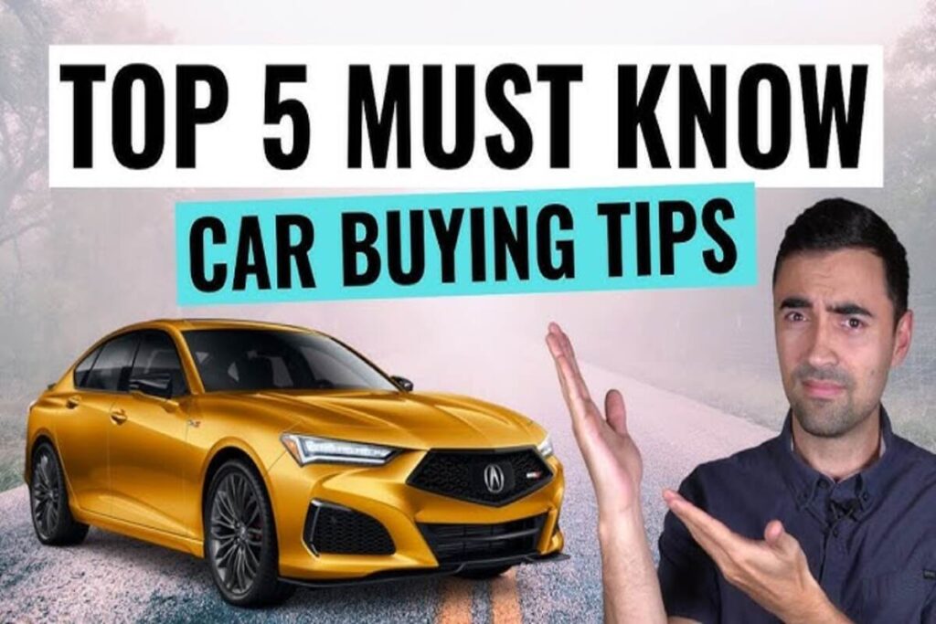 Poster About Car Buying Tips