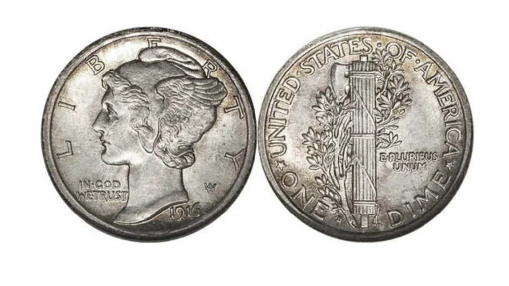 1931-S Full Bands Mercury Dime