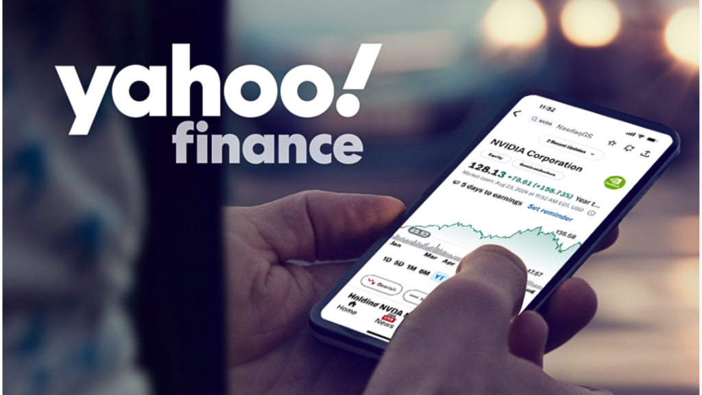 Yahoo Finance App for Tracking Investments