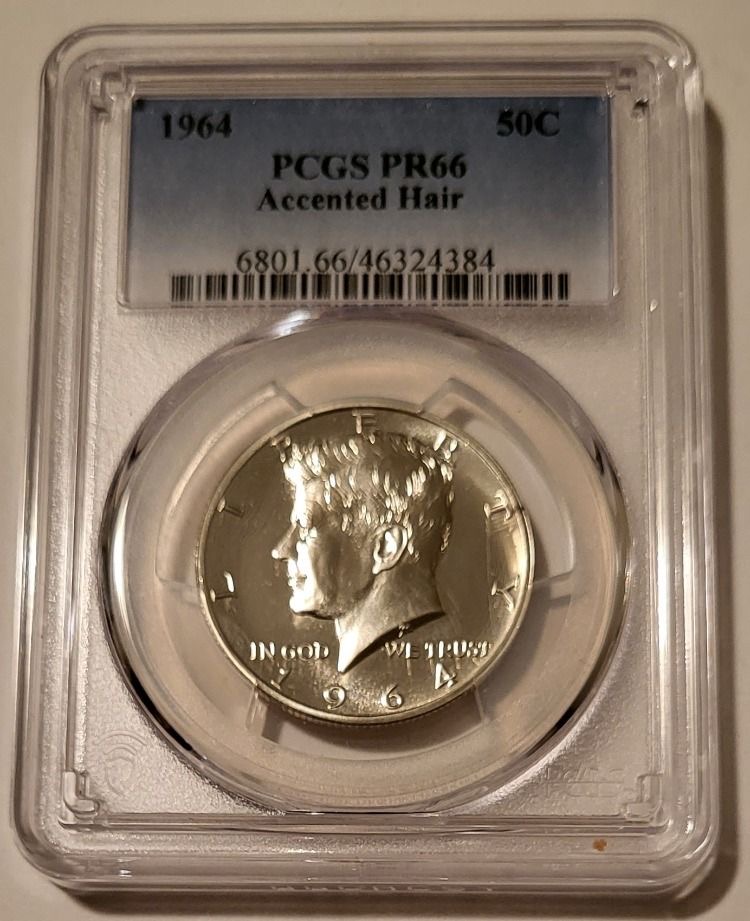 An image of a rare Kennedy half dollar coin