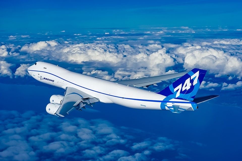 An image of the Boeing 747 airplane