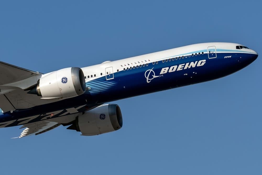 An image of a Boeing plane