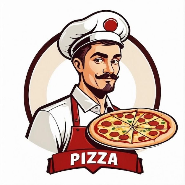 An image of a pizza logo