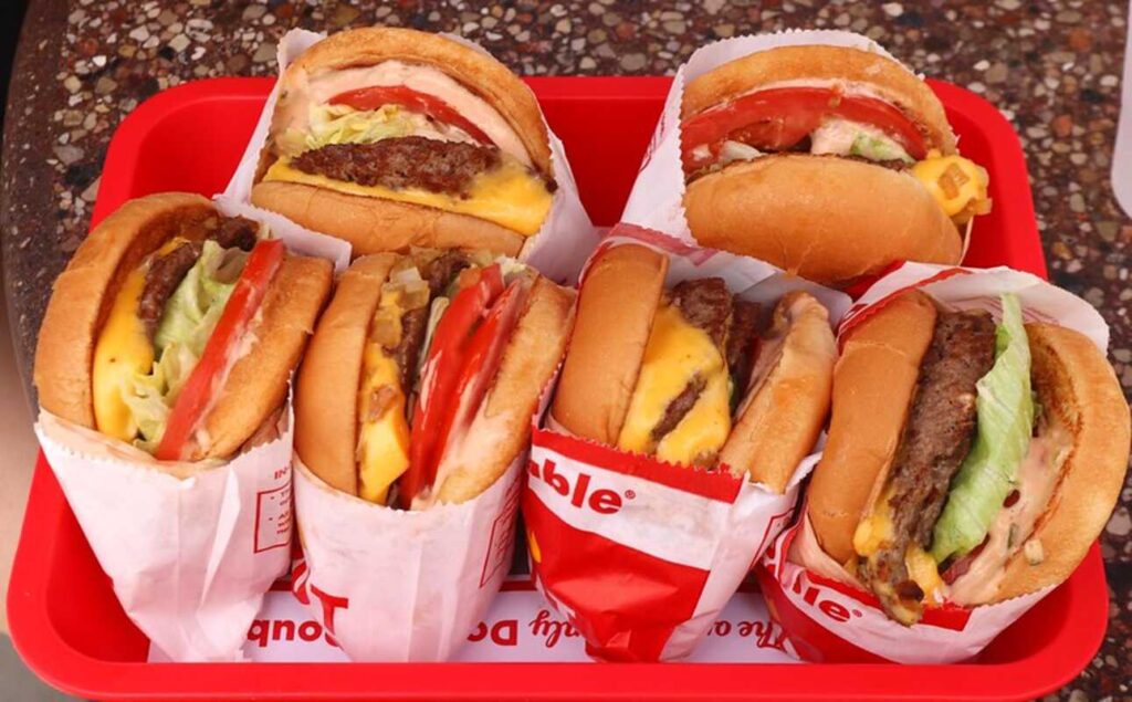 Half Dozen In-N-Out Burgers