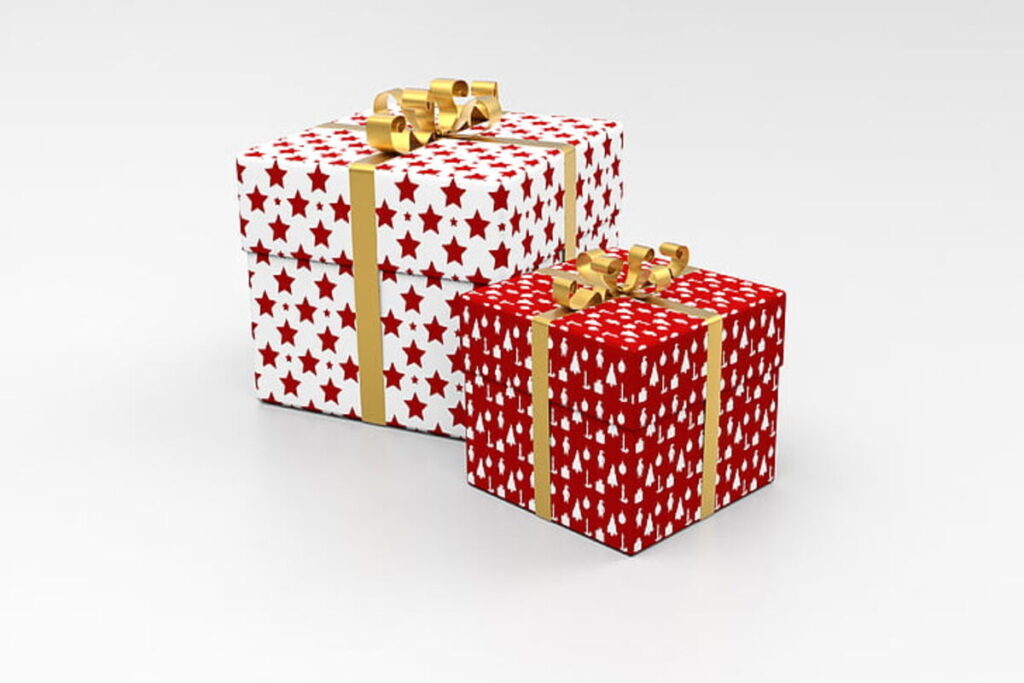 Two gift boxes