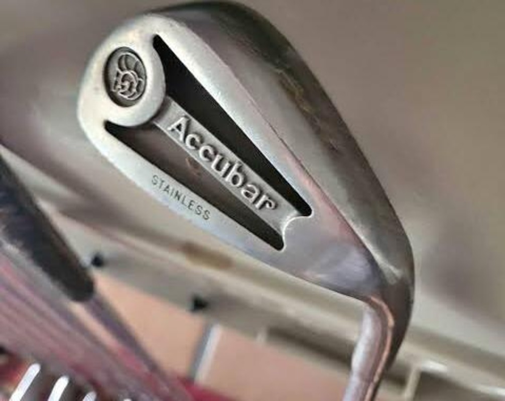 Men's RAM Accubar golf irons + 5 wood
