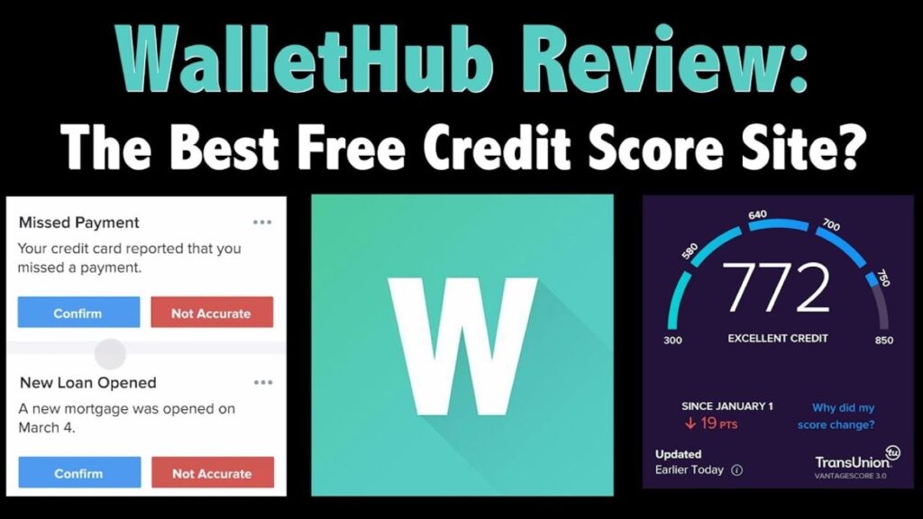 Poster about review of WalletHub functionality