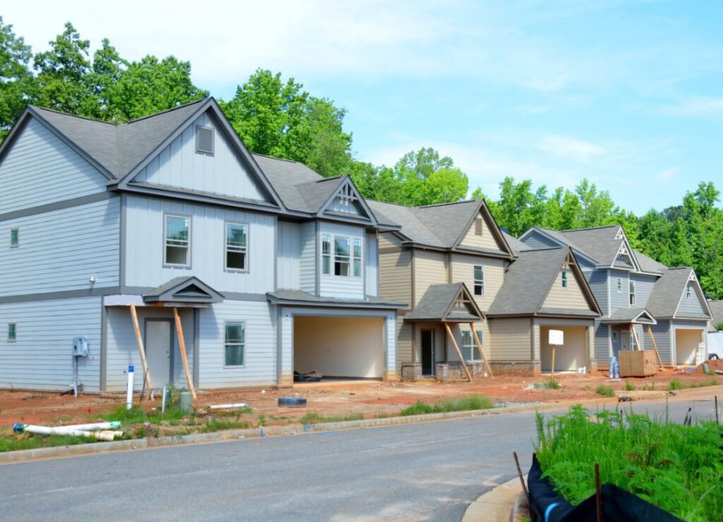 Housing units under construction