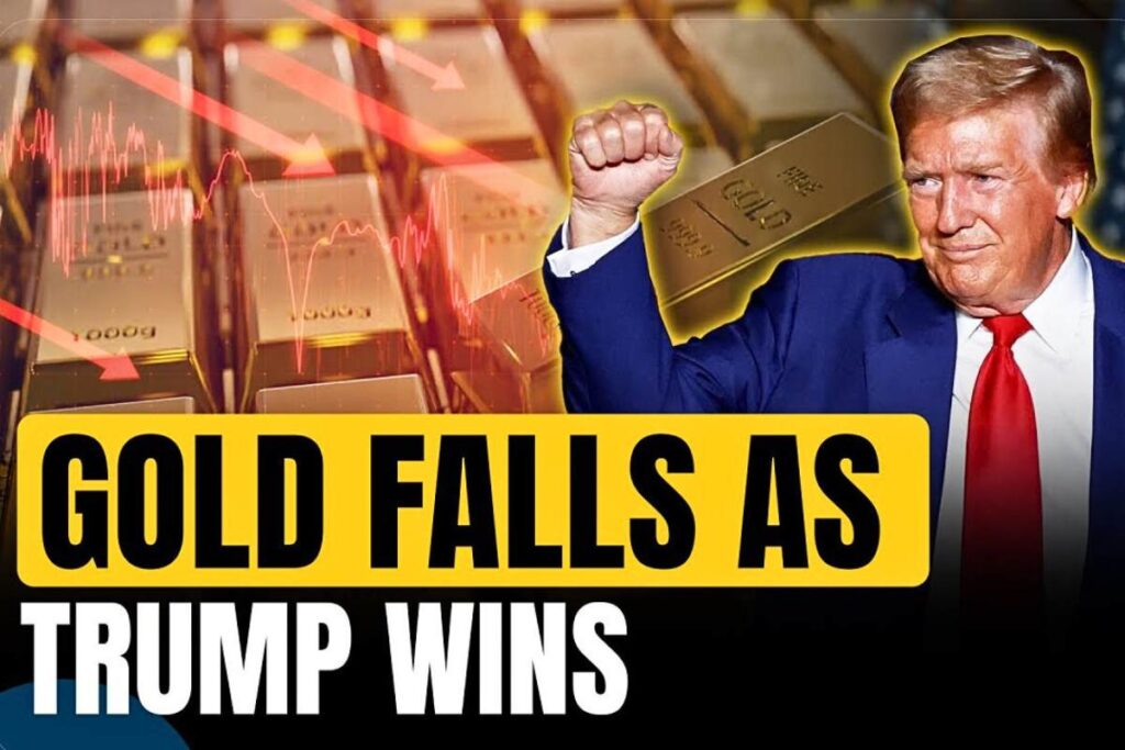 Gold prices falls as Trump wins 2024 presidential Election