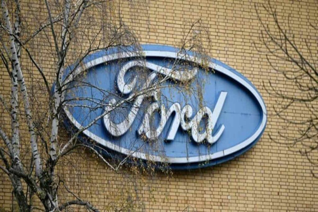 A Ford signage outside one of its production plants