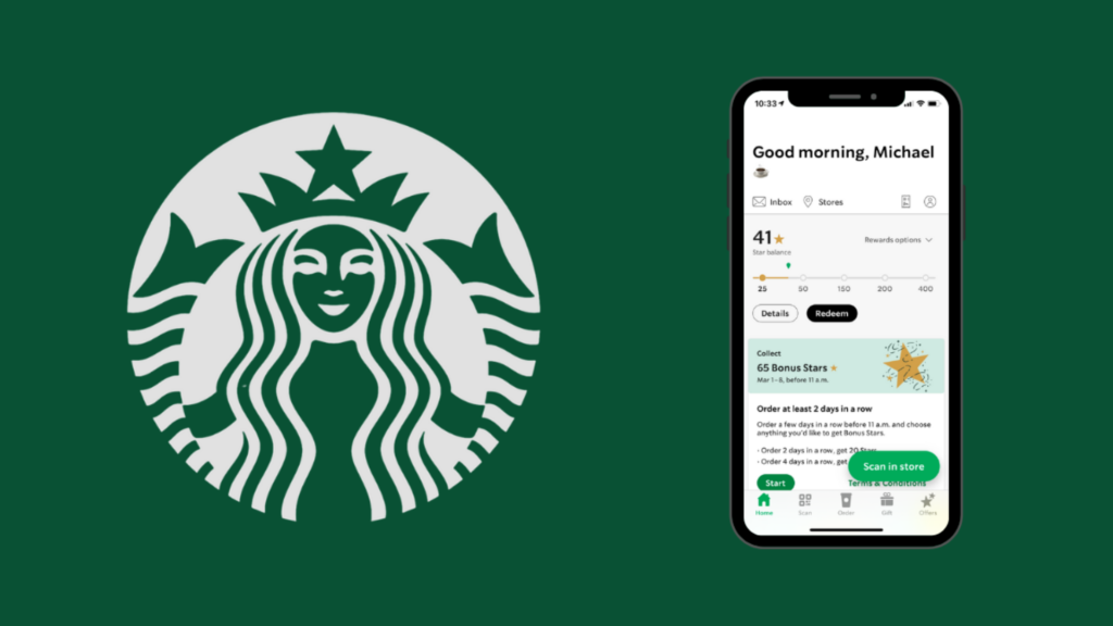 Starbucks mobile app