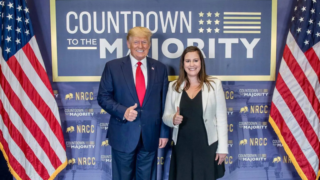 Donald Trump and Elise Stefanik