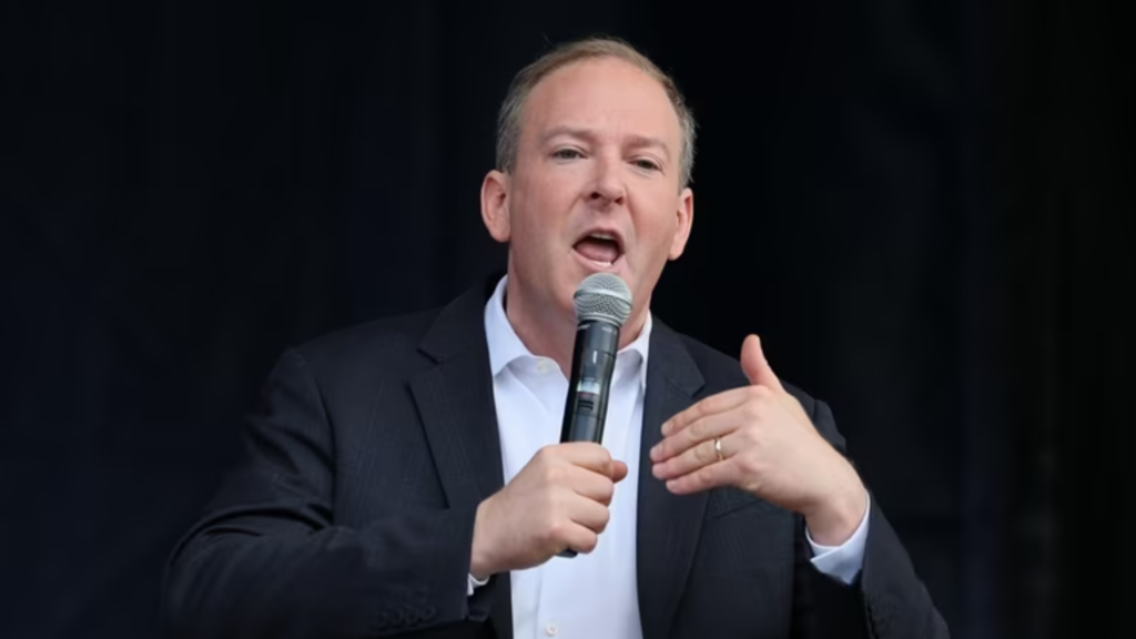 Lee Zeldin speaking at an event