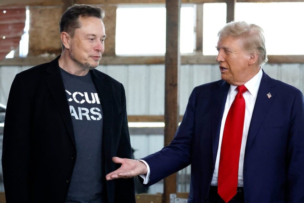 An image of Elon Musk and Donald Trump