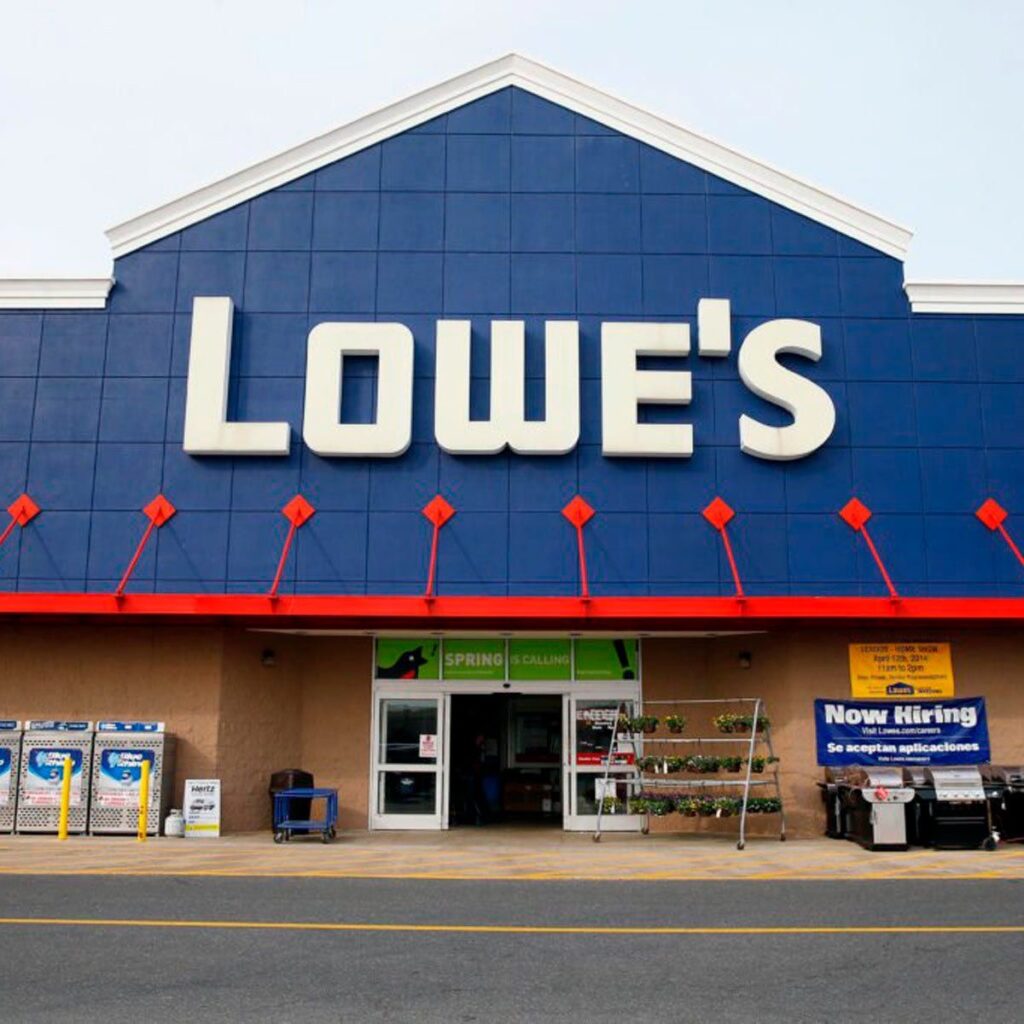 An image of Lowe’s Home Depot building