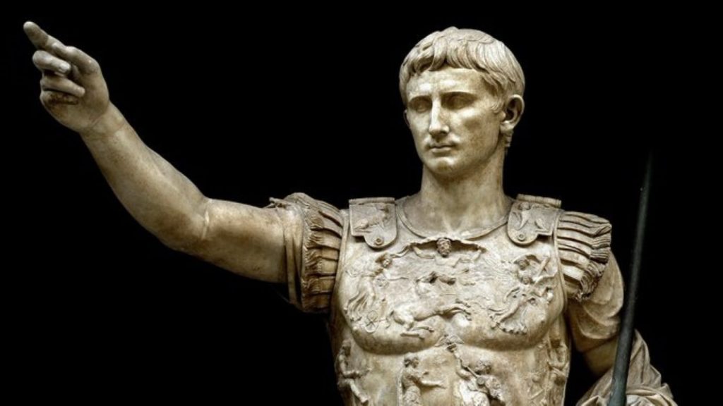 In 27 BC, the Roman Senate gave Gaius Julius Caesar Octavian the title Augustus ("respected one")