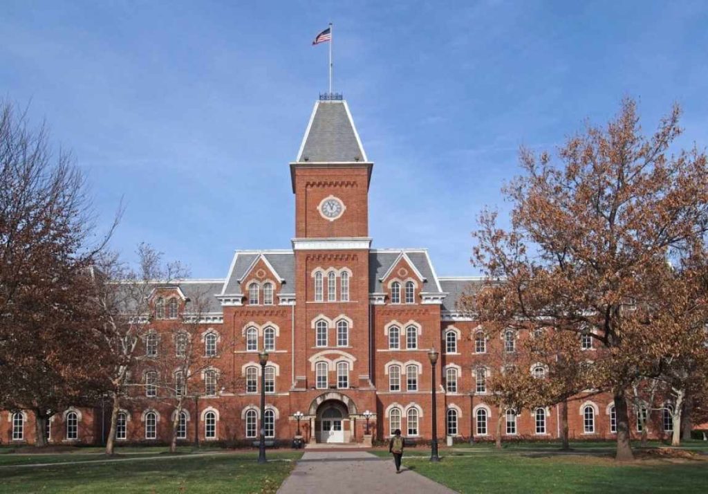 A hall at Ohio State University