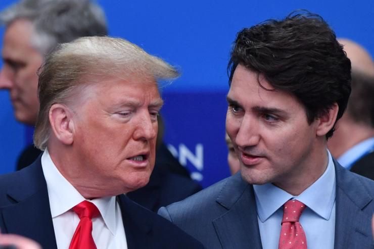 Donald Trump and the Prime Minister of Canada